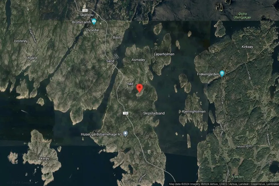 Området rundt Tømmerholtet 24A, Hvaler, Østfold