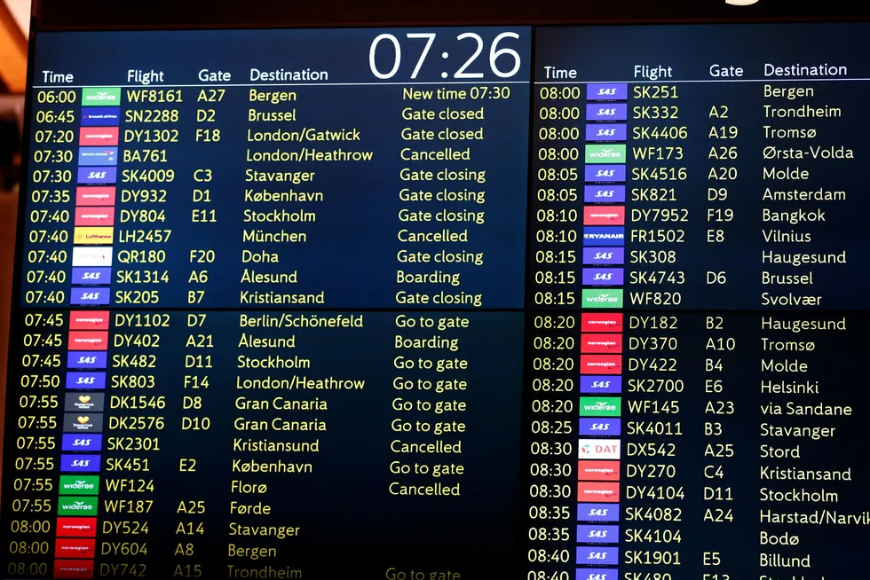 Over 5,1 millioner passasjerer reiste til, fra eller via Avinors lufthavner i juli. Det er en økning på 4,1 prosent fra samme måned i fjor.