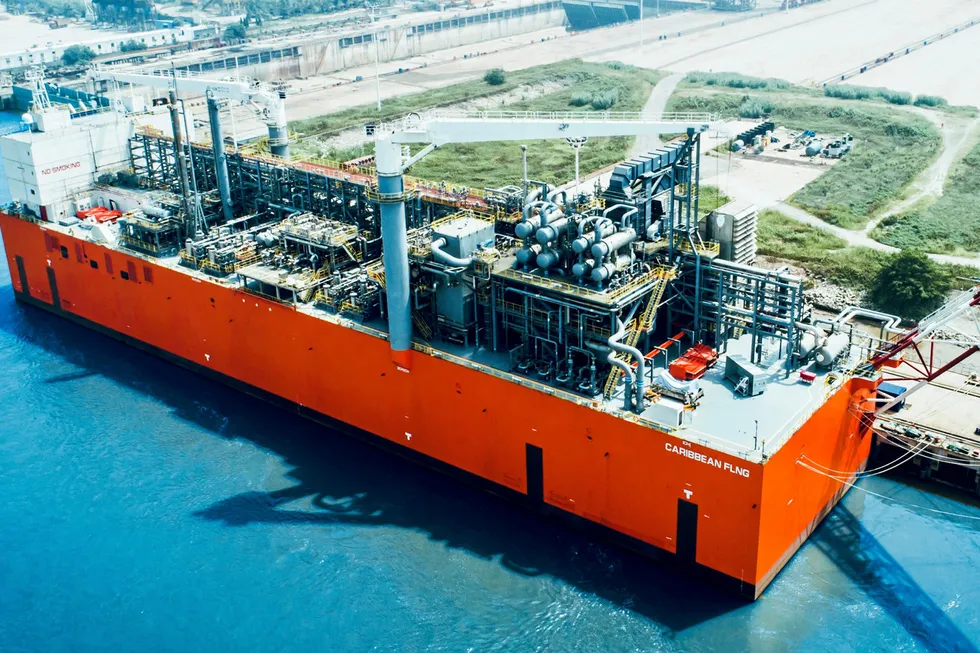 New home: the former Caribbean FLNG vessel is heading to West Africa
