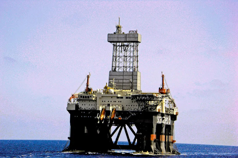 Norwegian duster: the exploration well was drilled using the semi-submersible Scarabeo 8