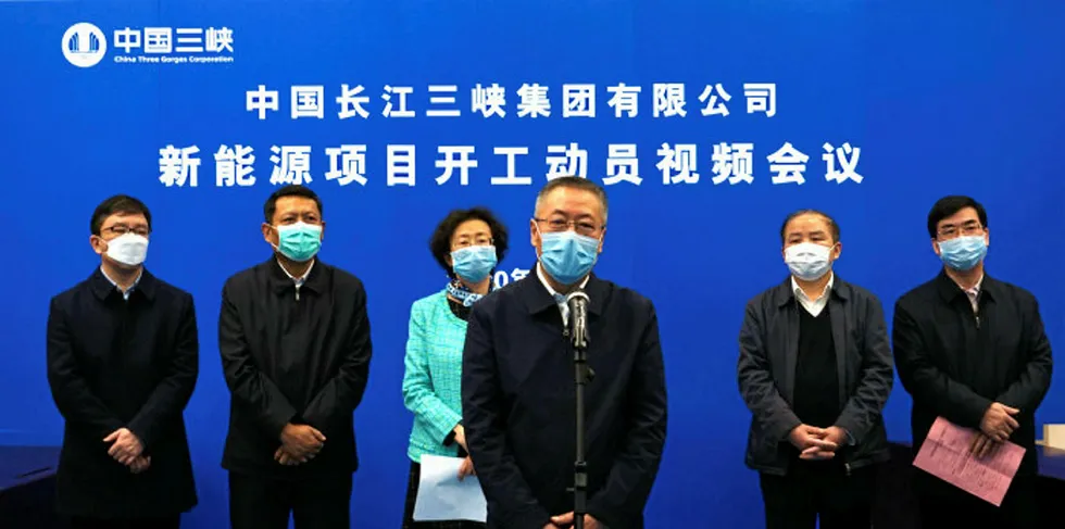CTG and government officials deliver a coronavirus 'mobilisation' from Beijng.