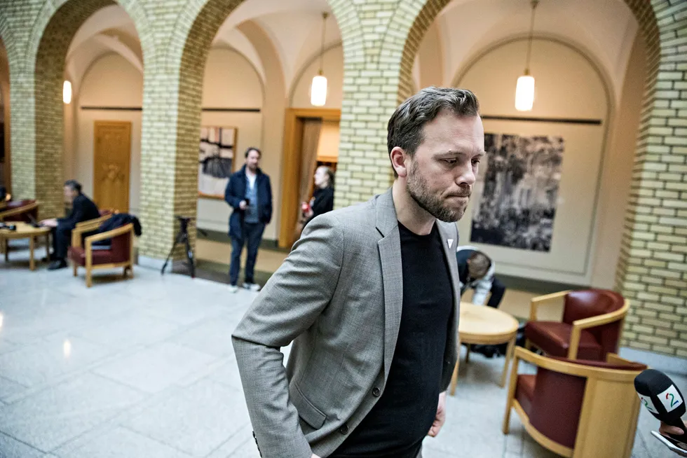 KrF-leder Knut Arild Hareide vil i regjering med Senterpartiet og Arbeiderpartiet, men ikke med Audun Lysbakkens SV.