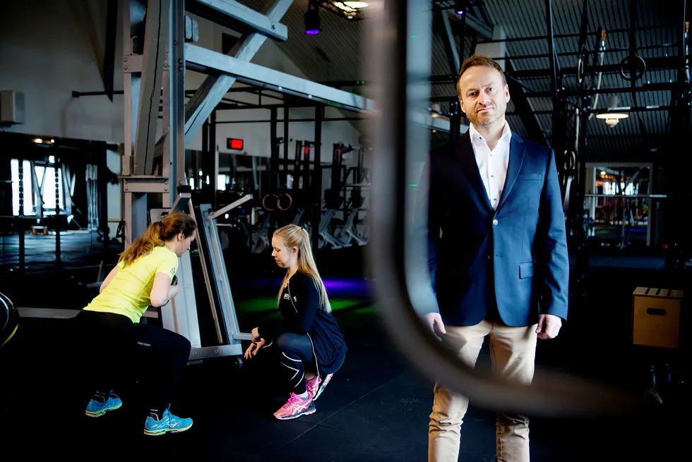 Fredrik Solstad, nordisk salgsdirektør i treningskjeden Sats Elixia. Foto: Mikaela Berg