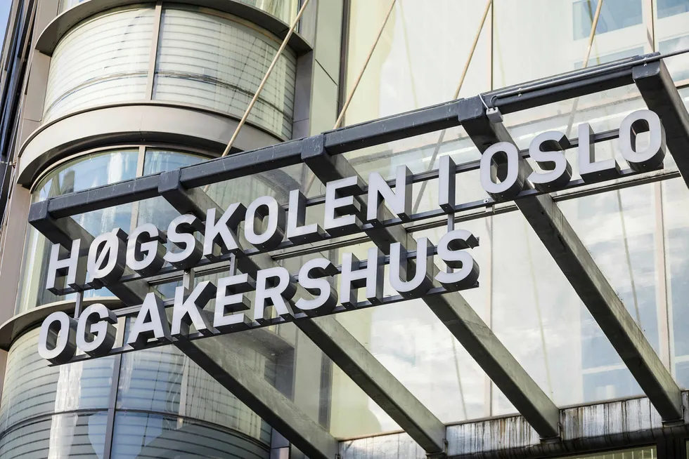 Høgskolen i Oslo og Akershus håper snart å bli universitet. Foto: Audun Braastad/NTB scanpix