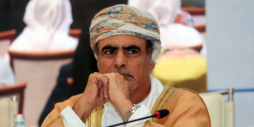 Omani Energy Minister Mohammed bin Hamad al-Rumhy