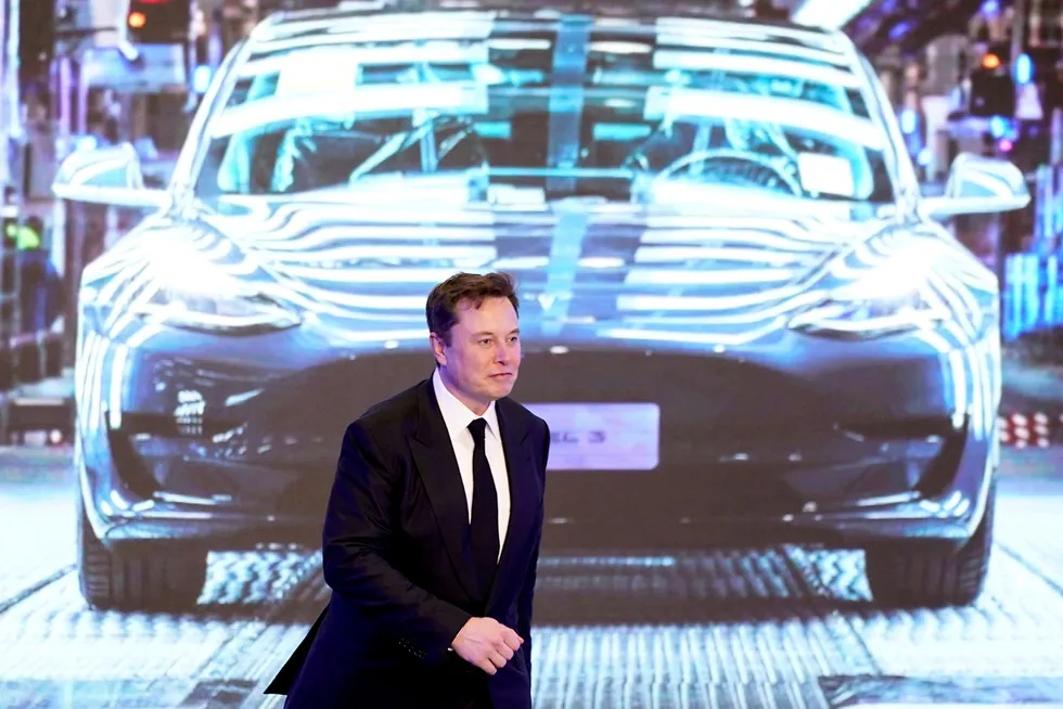 Tesla-sjef Elon Musk.