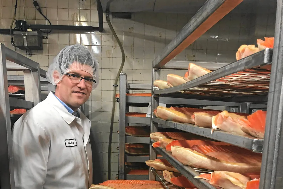 Acme's David Caslow. The company's plans to expand its smoked salmon plant in Brooklyn are moving ahead.