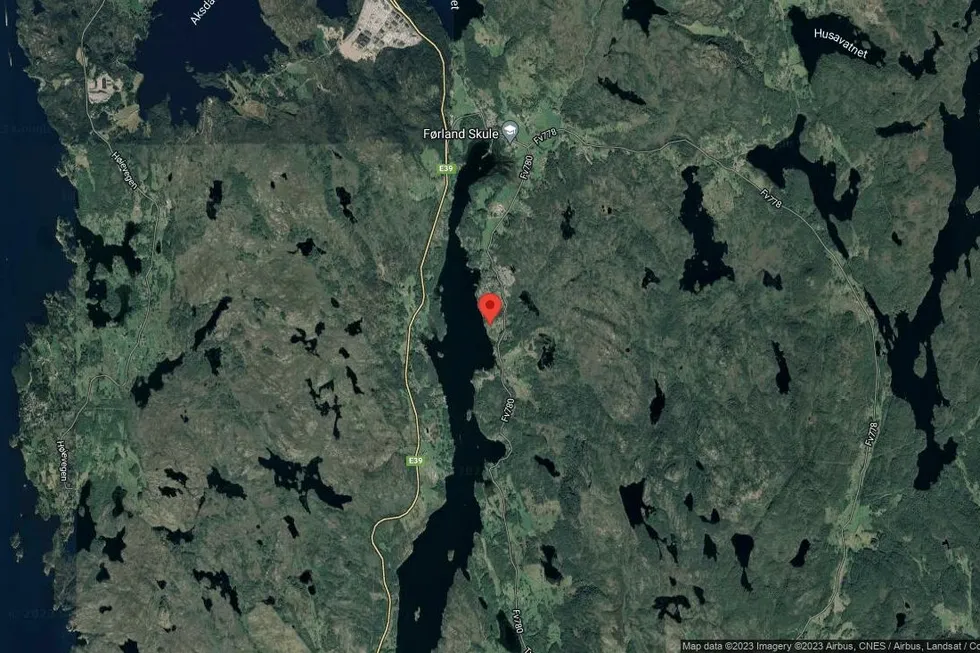 Området rundt Førlandsvegen 343, Tysvær, Rogaland