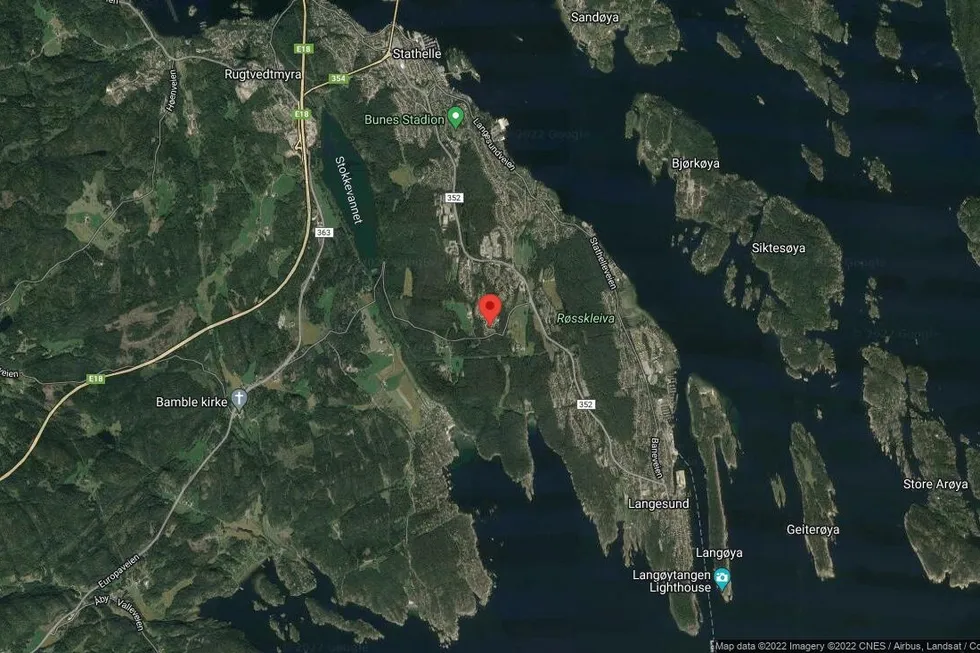 Området rundt Gråkleivåsen 3, Bamble, Telemark og Vestfold
