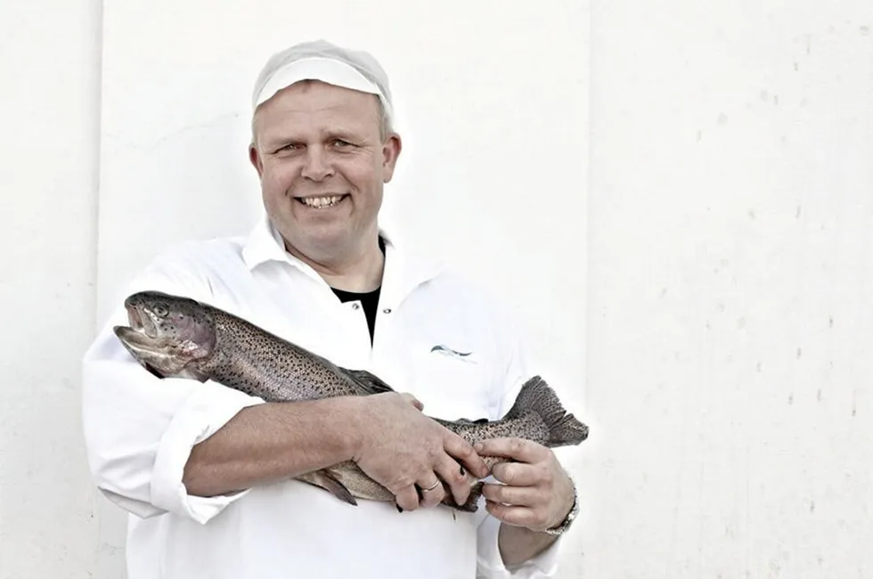 Danish trout farming company Aquapri has a new controlling owner. Outside image: Morten Priess, Alexandre van der Wees, Henning Priess.