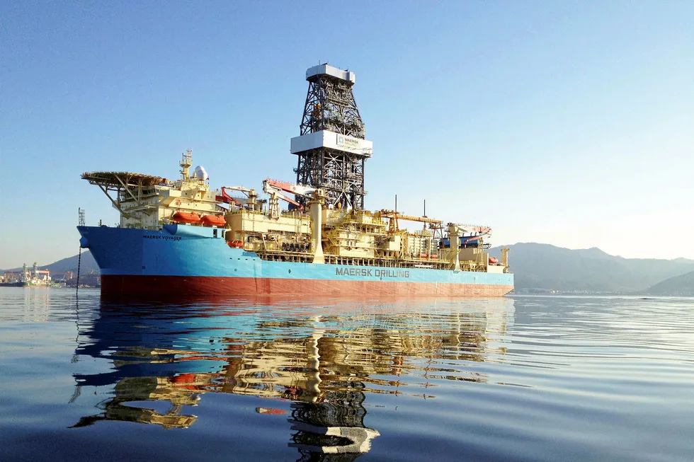 Record water depth: Maersk Voyager Photo: MAERSK DRILLING