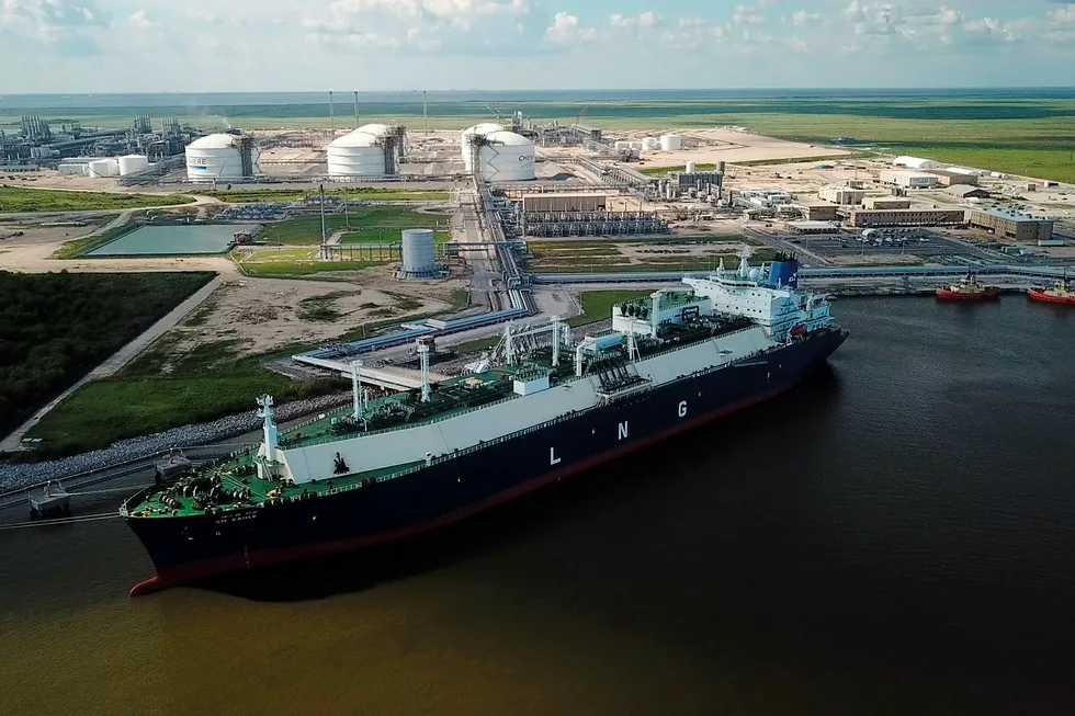 Major project: Cheniere's Sabine Pass LNG scheme in Louisiana