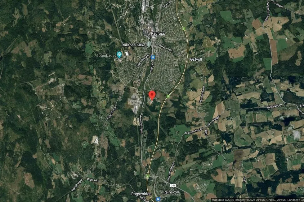 Området rundt Dragersvingen 9B, Vestre Toten, Innlandet