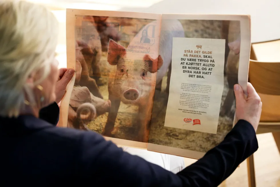 Flere forbrukere ble provosert av annonsen for norsk svinekjøtt etter at NRK sendte sjokkdokumentaren «Griseindustriens hemmeligheter»