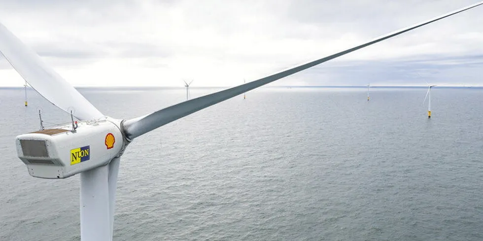 Shell is investing in offshore wind, but will be 'asset light'.