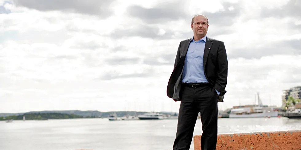 Styreleder Helge Singelstad i Austevoll Seafood, som er største eier i Lerøy Seafood Group.