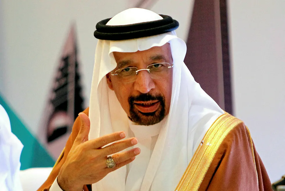 Saudi Oil Minister Khalid Al-Falih