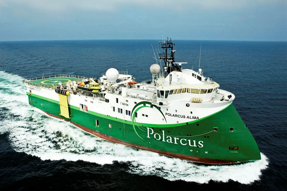 Keeping busy: Polarcus seismic survey vessel Alima. Photo: POLARCUS