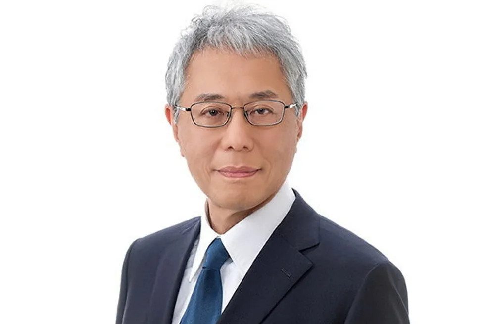 Project approval: Kenichi Hori, chief executive of Mistui & Co.