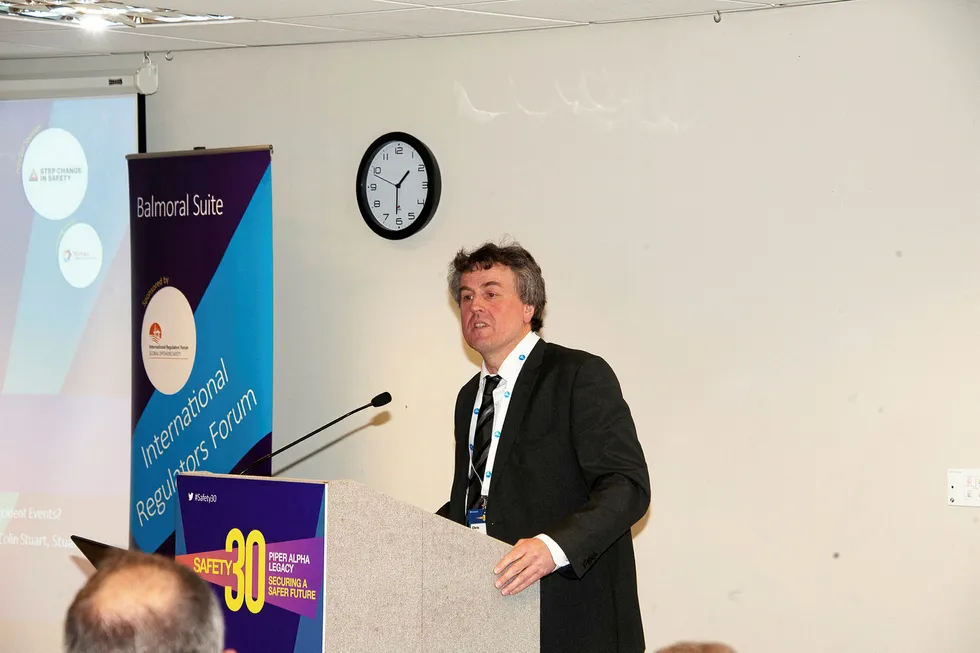 Improvement: the UK's Health & Safety Executive Energy Division director Chris Flint
