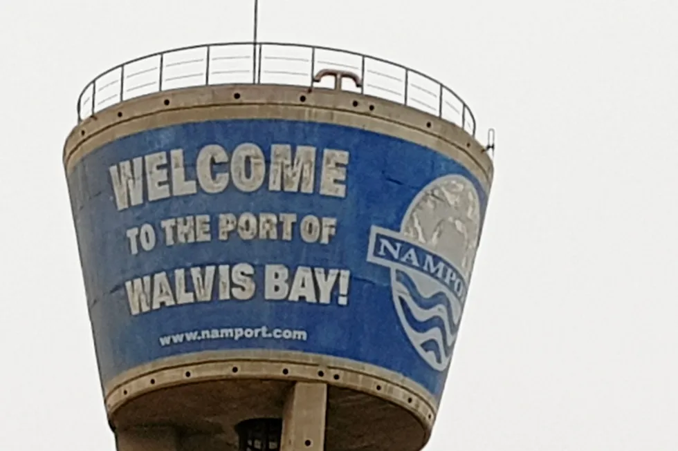 In port: Northern Ocean’s semisub will call at Walvis Bay, Namibia.
