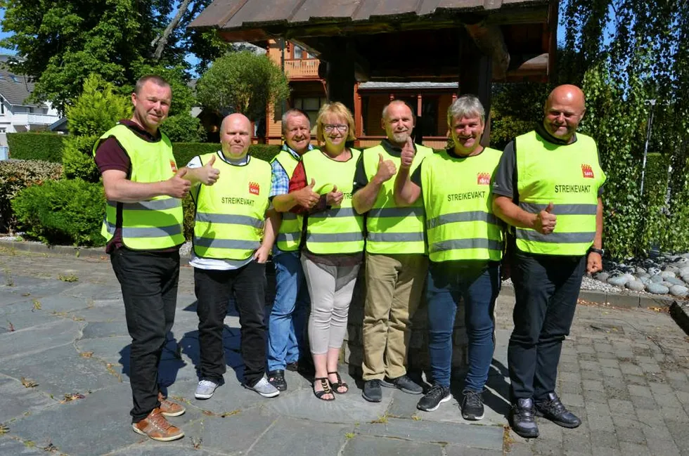 Norway rig strike: Safe union released photo after declaring labour action was over