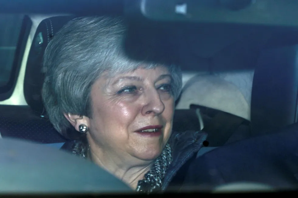 Storbritannias statsminister Minister Theresa May.