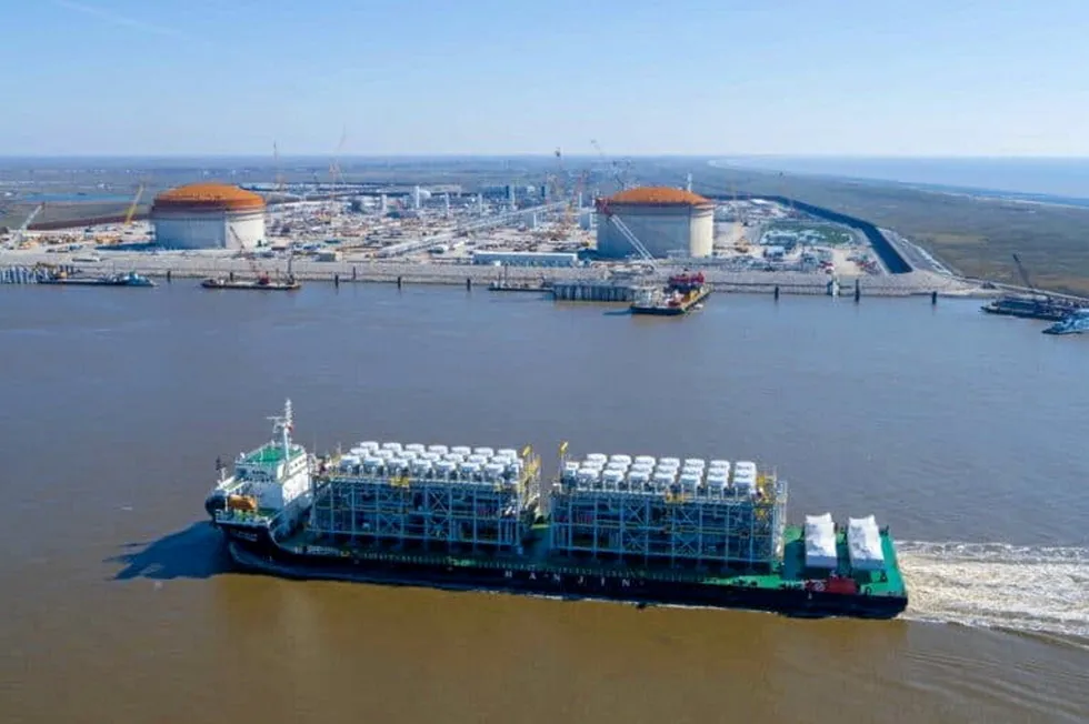 Arrival: the first trains have been delivered to the Calcasieu Pass LNG project in Louisiana