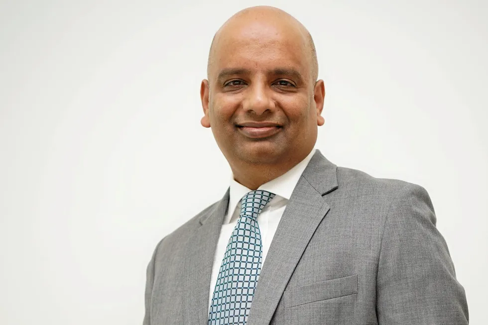 Subsea award: Mahesh Swaminathan, senior vice president of McDermott’s global subsea, offshore and floating facilities business.