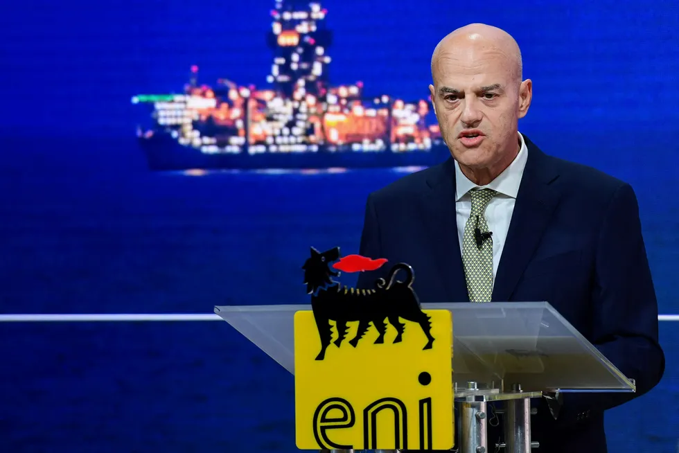 Exploration focus: Eni - headed by chef executive Claudio Descalzi - has made a seventh oil discovery offshore Mexico with its Sayulita-1 probe