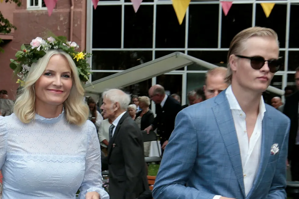 Kronprinsesse Mette-Marit gikk nylig ut og kritiserte pressen for å omtale sønnen Marius Borg Høiby, som nå selv har blitt redaktør. Foto: Åserud, Lise/NTB Scanpix