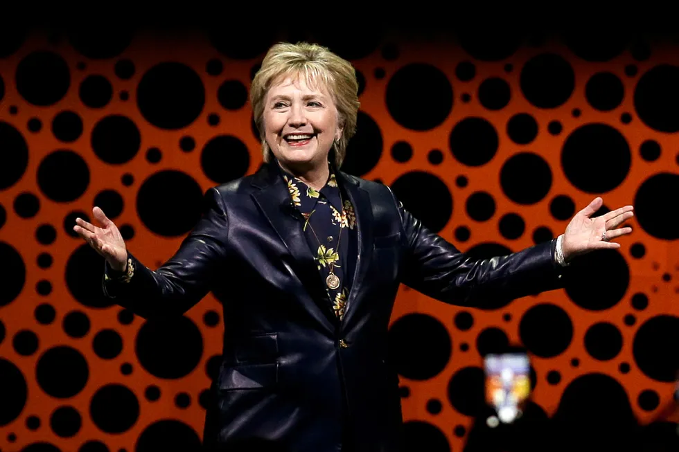 Hillary Clinton vil få flere folk politisk interessert og starter ny bevegelse. Foto: Ben Margot/AP photo/NTB scanpix
