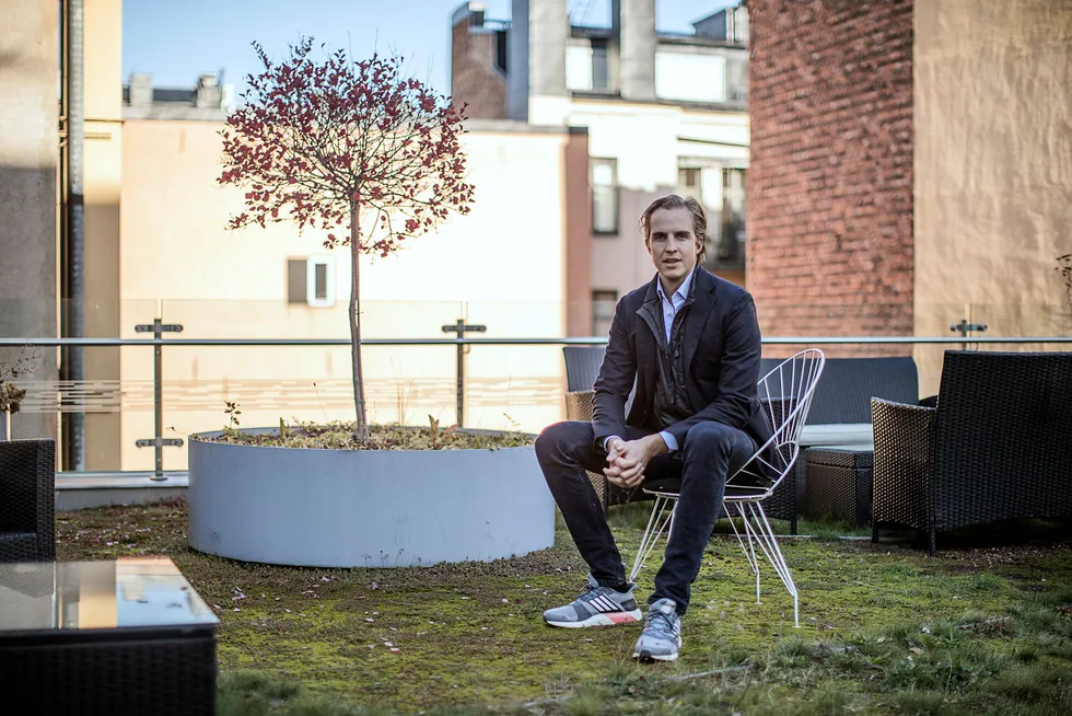 Nicholas Sundén-Cullberg hoppet av en karriere i investeringsbank, for å satse på en digital lånebank. Foto: Axel Öberg