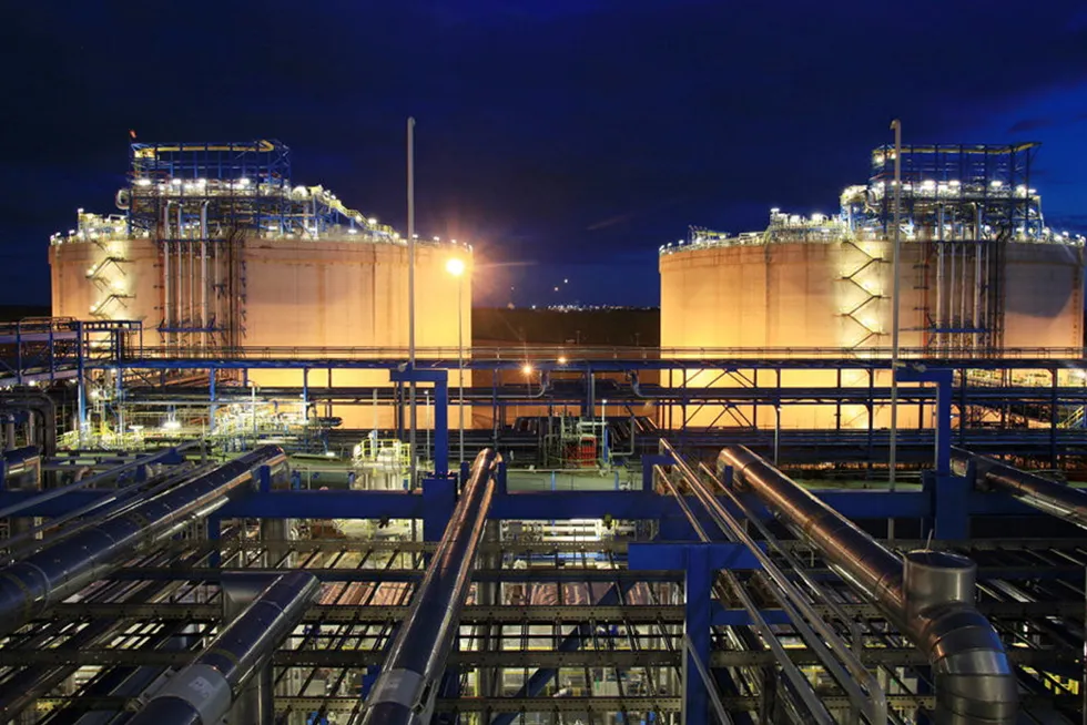 The Dragon LNG terminal in the UK.