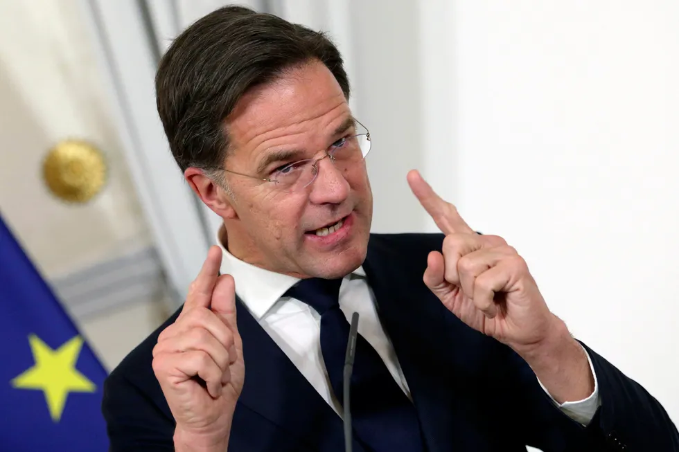 Europakommisjonen vil bruke mer EU-penger på grønt skifte. Nederlands statsminister Mak Rutte liker ideen dårlig.