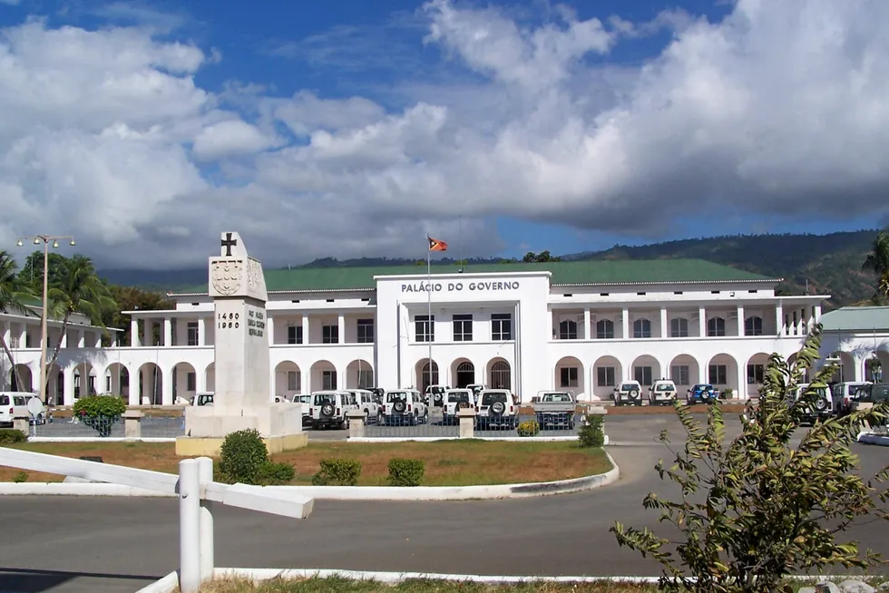 Centre point: government buildings in the Timor-Leste capital Dili