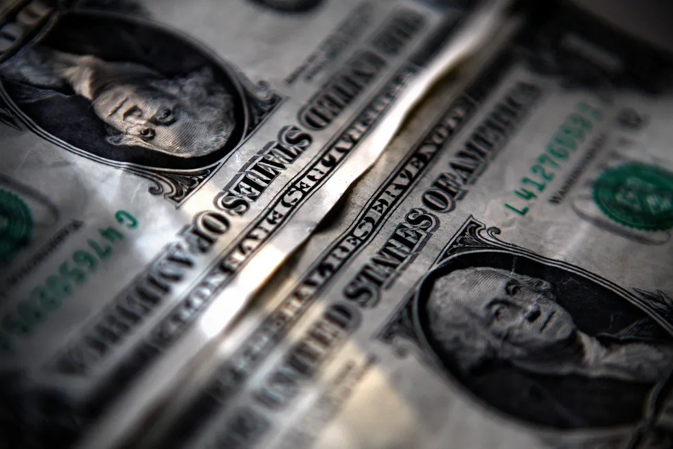 Den amerikanske dollaren er svekket det siste døgnet. Foto: MARK BLINCH