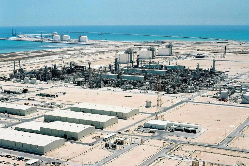 Looking to increase capacity: the RasGas LNG plant at Ras Laffan, Qatar