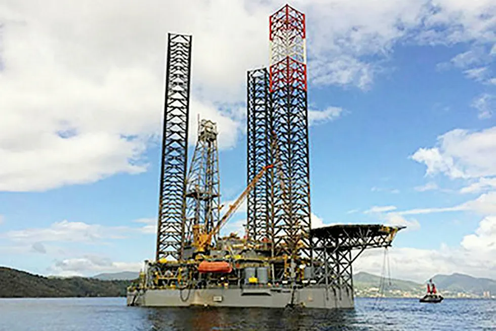 Leaving Colombia: the Seadrill jack-up West Freedom