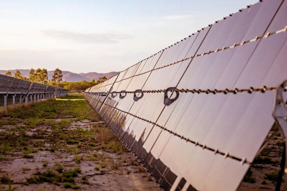 A 270MW solar array installed by Genex in Queensland, Australia.