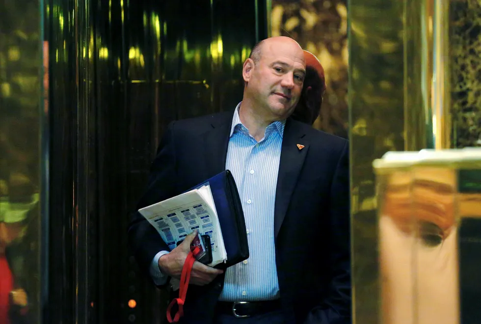 Gary Cohn, president Donald Trumps rådgiver, støtter å bryte opp storbanker. Foto: KENA BETANCUR/Afp/NTB scanpix