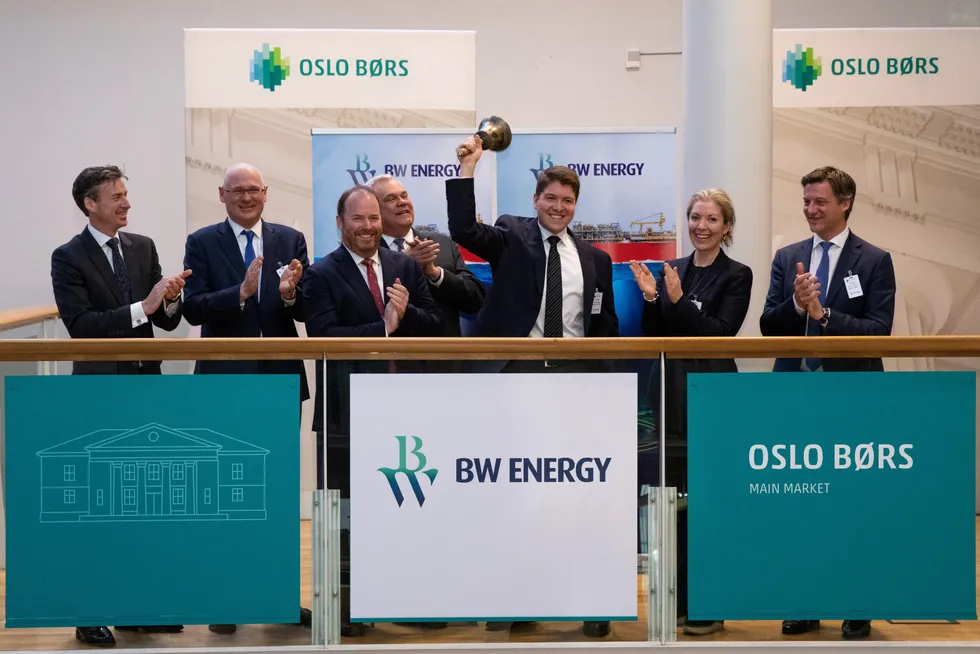 Lutter glede da oljemyggen BW Energy ble notert på Oslo Børs til kurs 24 kroner i starten av 2020. Nå er kursen 28.