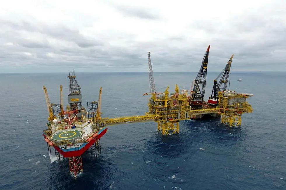 Success: the Total-operated Culzean field in the UK central North Sea, where topsides have just been installed ahead of expected production start-up next year
