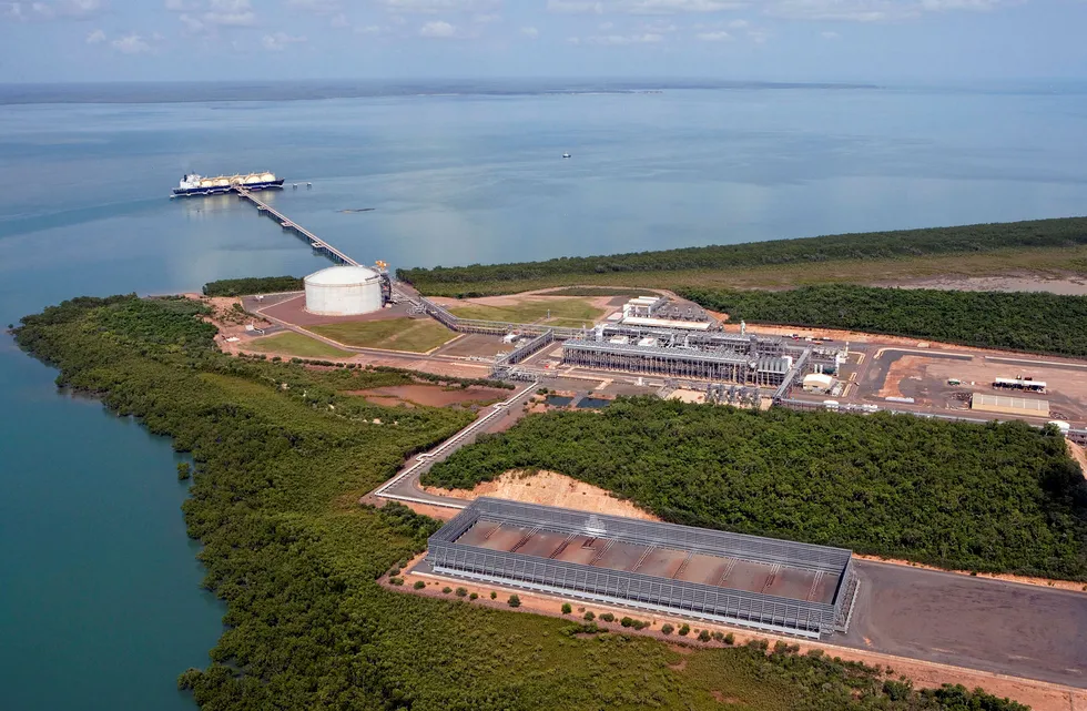 Destination: ConocoPhillips' Darwin LNG terminal in Australia's Northern Territory