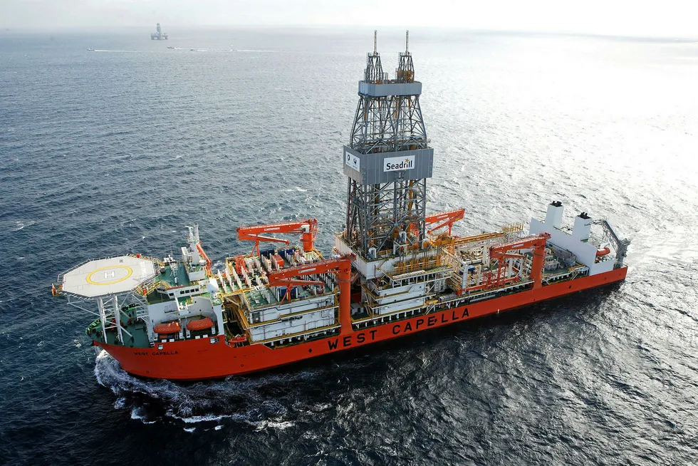 Journey: the Seadrill drillship West Capella is set to drill for Total off Cyprus