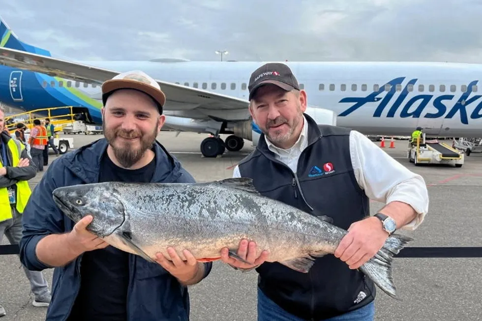 The First Copper River salmon of 2023 arrived at SeaTac on Tuesday.