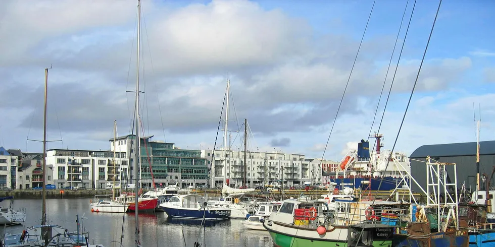 Irish fishing boats.