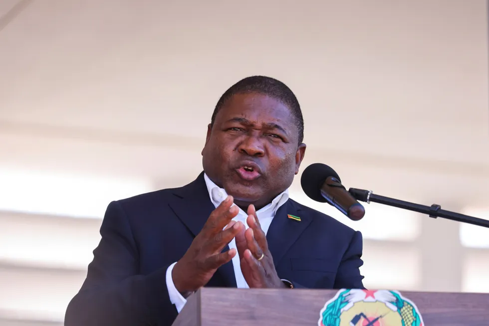 Hopeful: Mozambique’s President Filipe Nyusi will be crossing his fingers that Eni pushes ahead with the Coral Norte FLNG vessel.