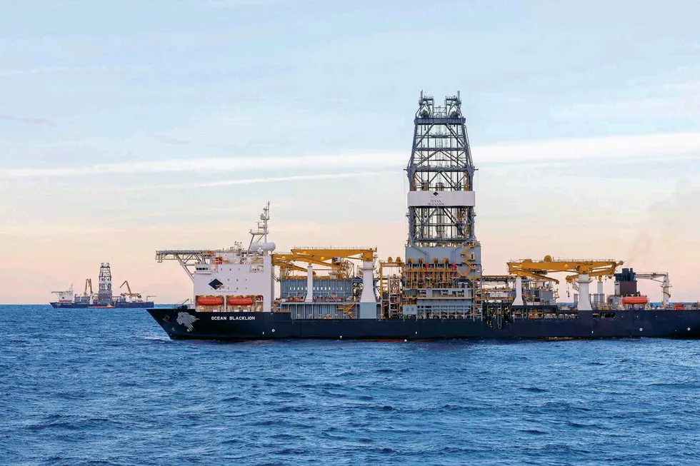 In demand: a pair of drillships owned by Diamond Offshore.