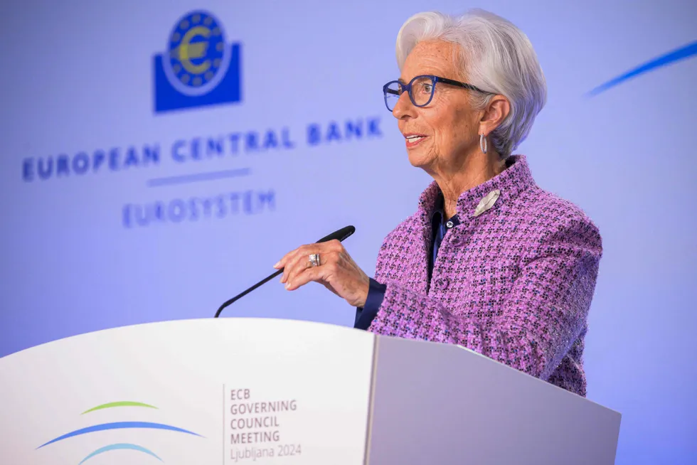 ECB-sjef Christine Lagarde.